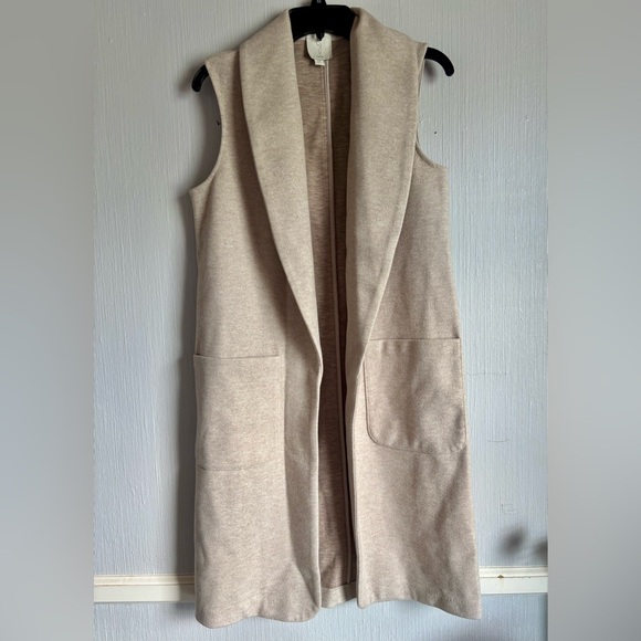 Joie Full Length Tan Vest Size small